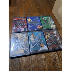 Vintage 1988-93 Red Dwarf Series 1-6 DVDs and Trading Cards TV Movie Series